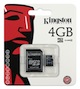 Kingston - 4Gb Micro SD + Adaptateur